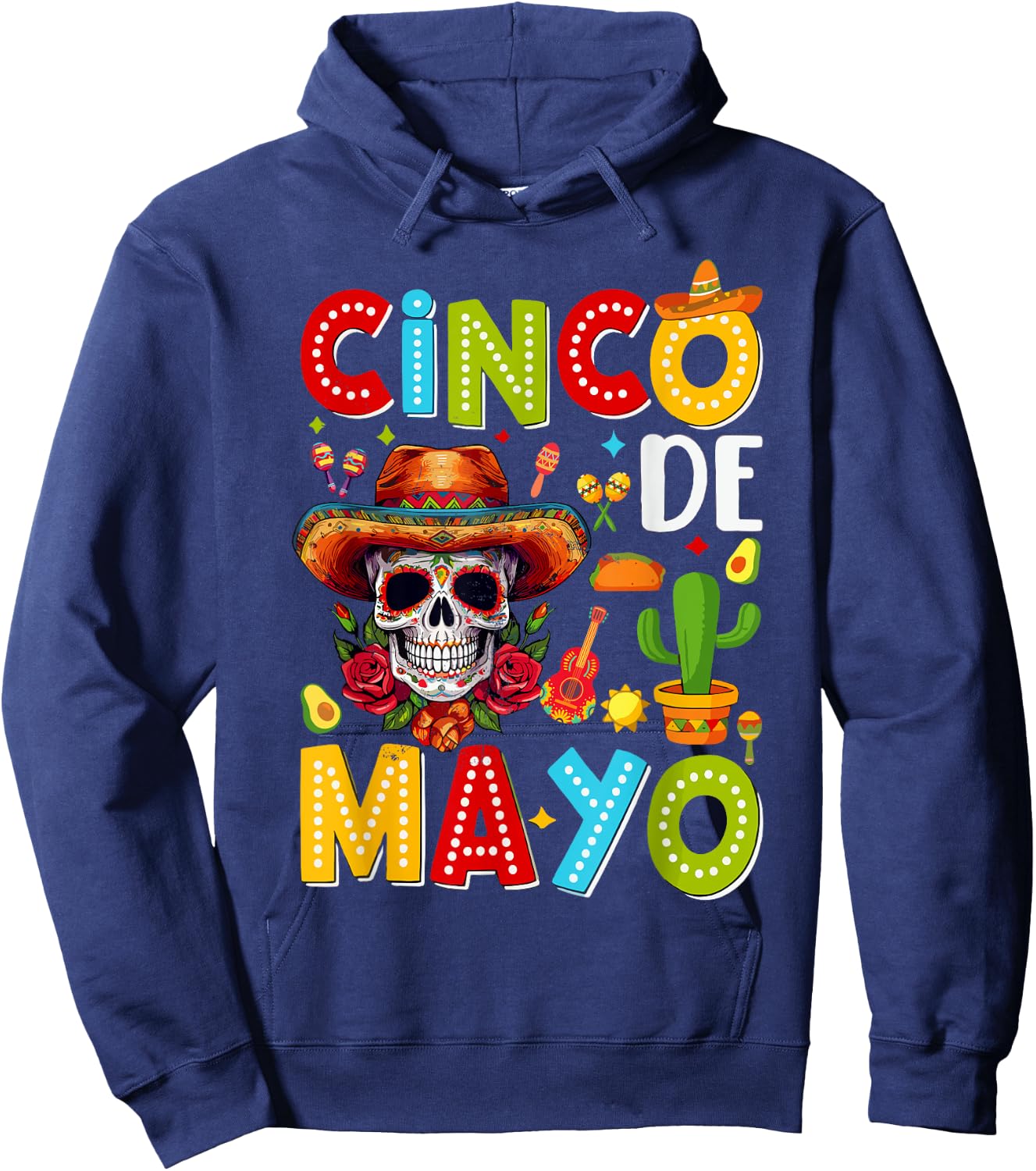 Cinco De Mayo Mexican Fiesta Squad 5 De Mayo For Mexican Men Hoodie - Hoodie | Navy
