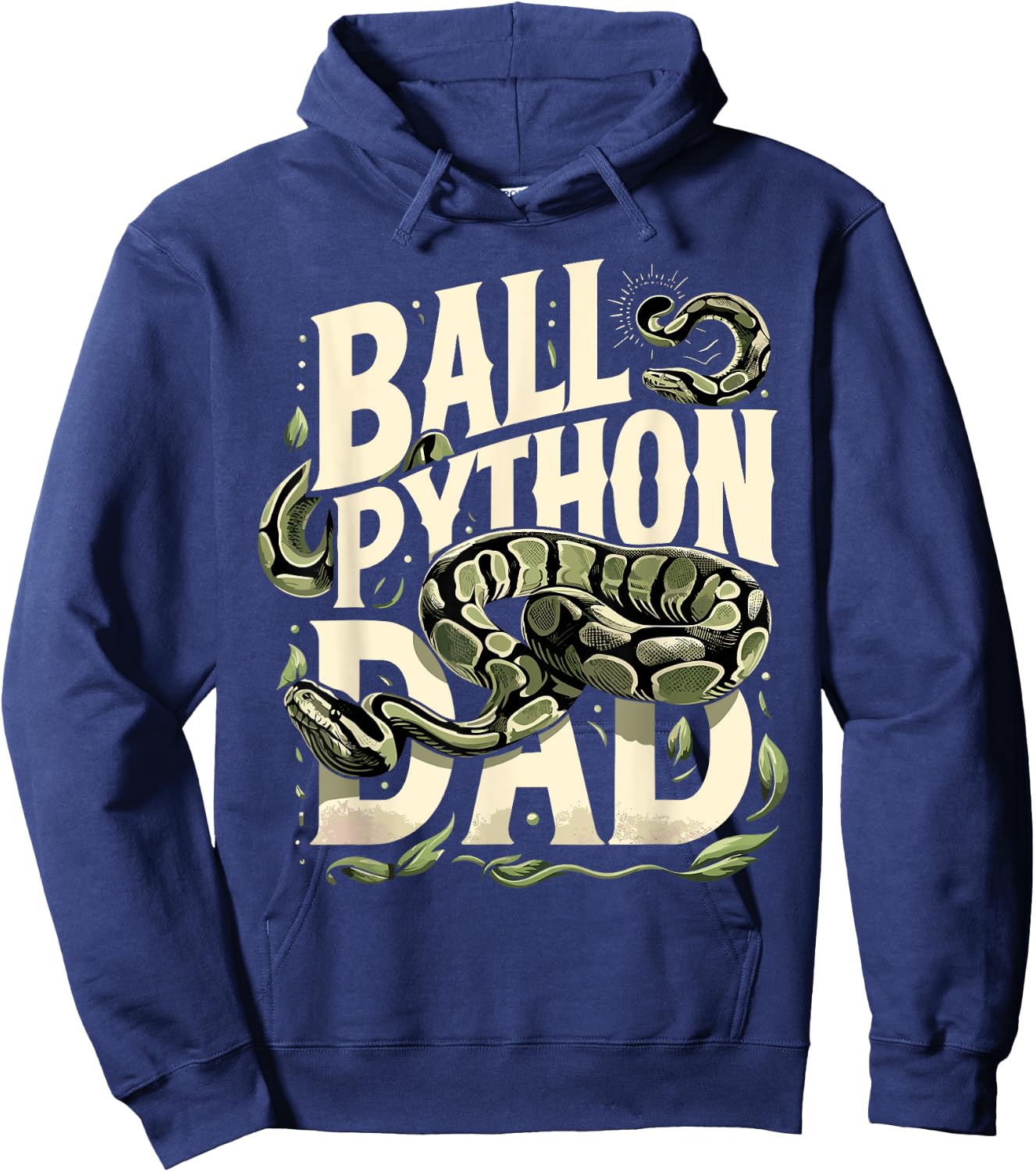 Ball Python Dad Shirt Snake Pet Owner Ball Python Hoodie - Hoodie | Navy