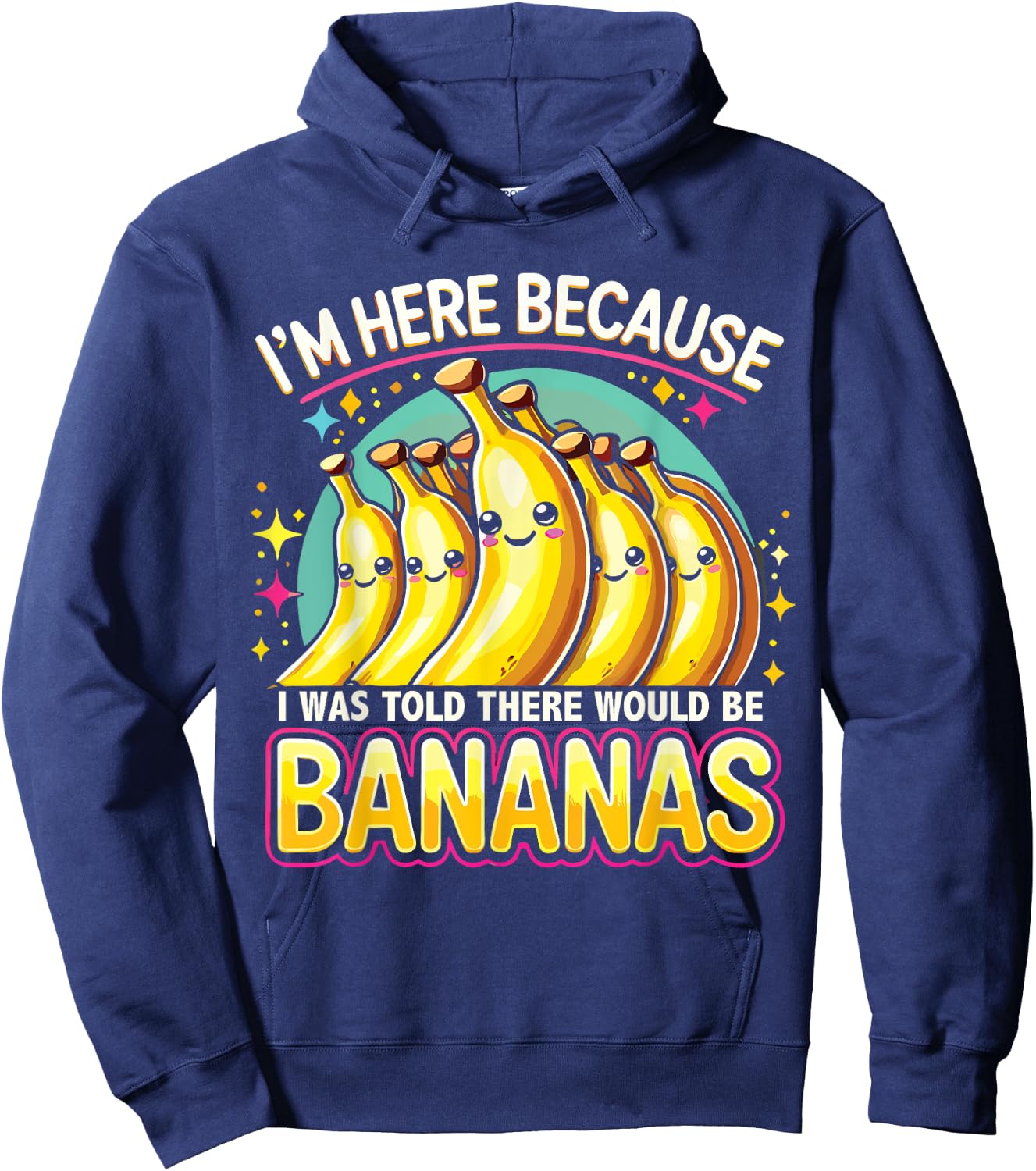 I Was Told There Would Be Bananas Banana Lover Hoodie - Hoodie | Navy