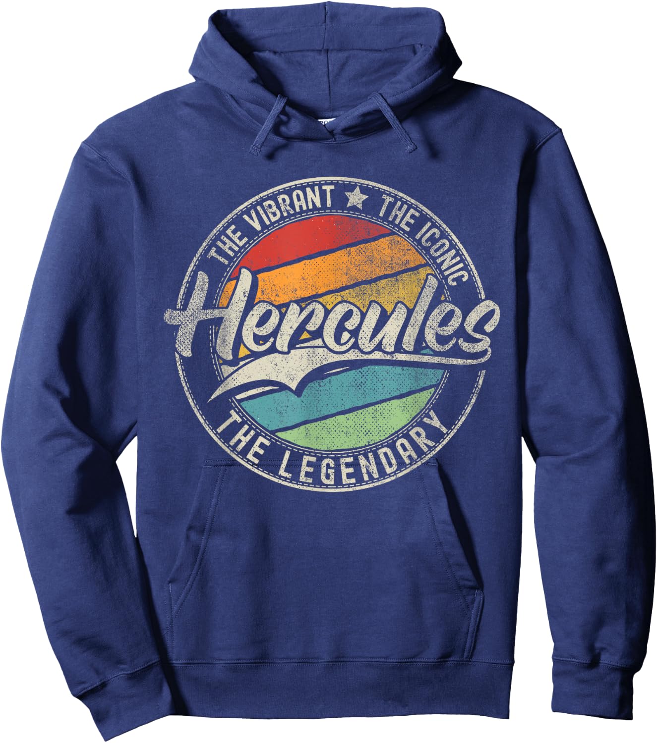 Hercules CA | California | Vintage Distressed , Small, Black Hoodie - Hoodie | Navy