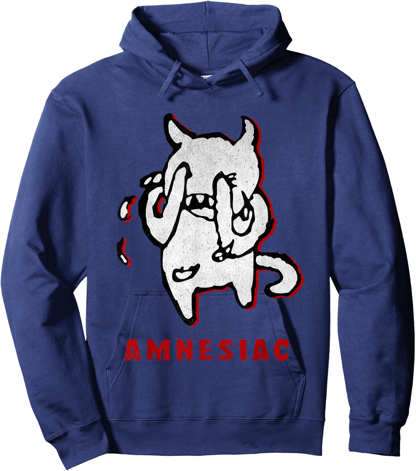 Classic Crying Awesome Music 80s 90s Radio Outfits Amnesiac Hoodie - Hoodie | Navy