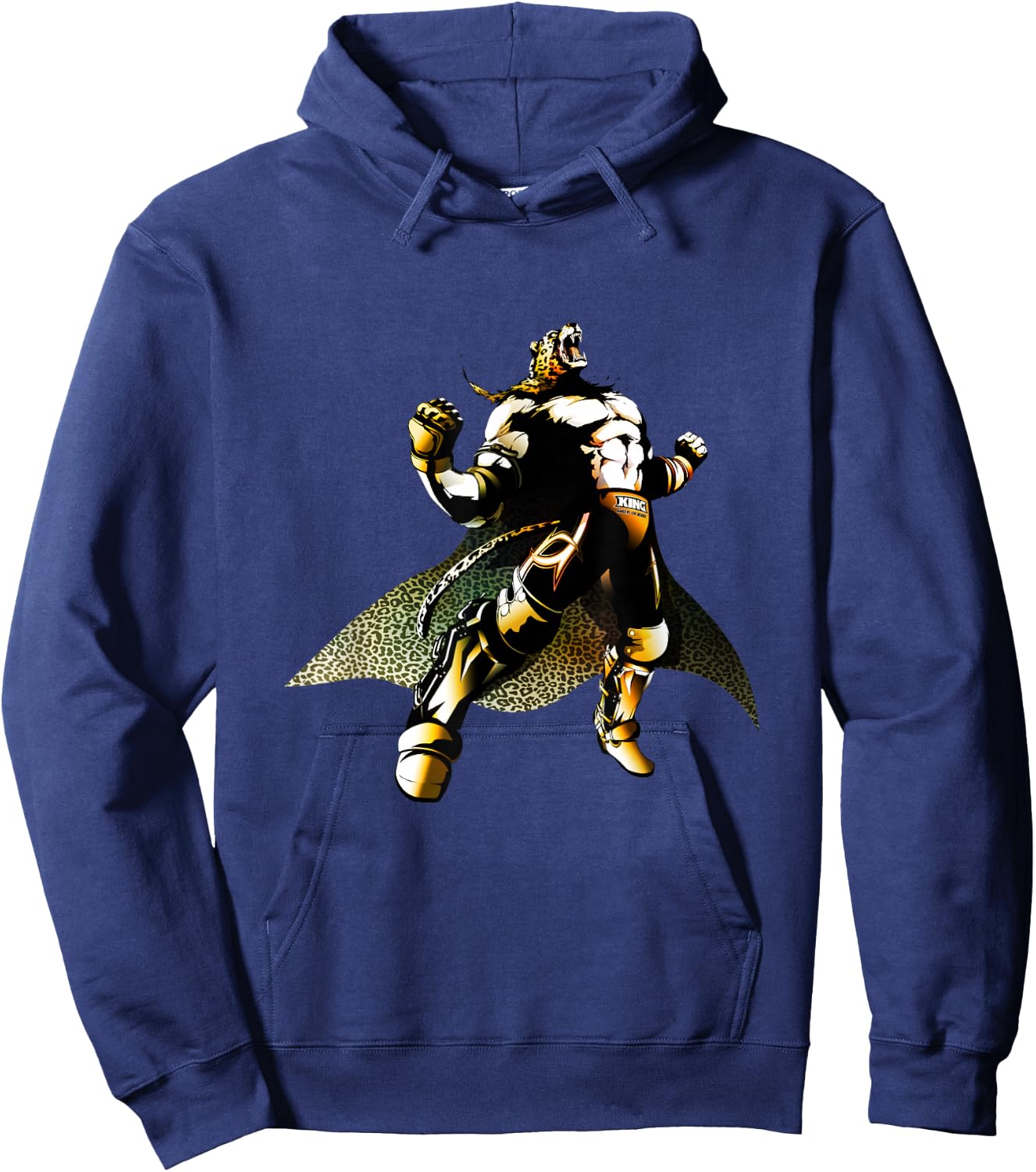 Bandai Namco Entertainment Inc. TEKKEN7 KING 001 , Small, Black Hoodie - Hoodie | Navy