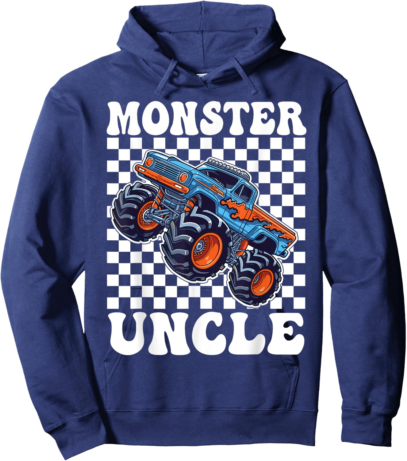 Monster Truck Uncle Monster Truck Are My Jam Truck Lovers Hoodie - Hoodie | Navy