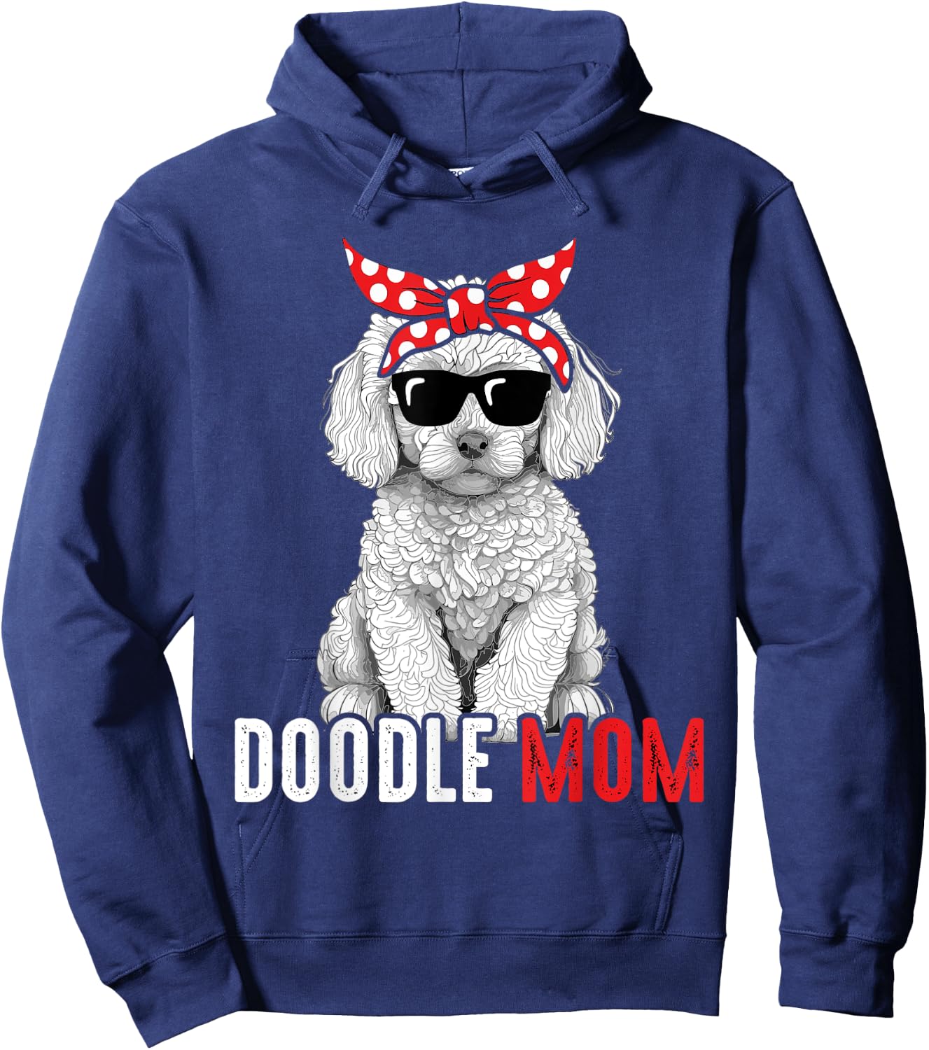 Doodle Mom Goldendoodle Labradoodle Dog Hoodie - Hoodie | Navy