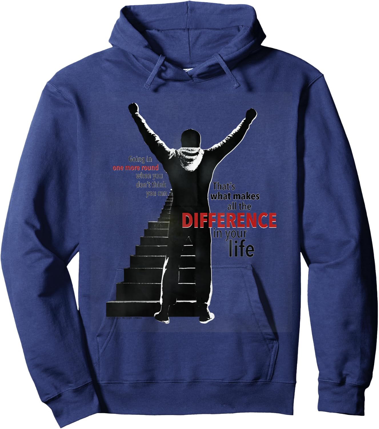Rocky Makes All The Difference Hoodie - Hoodie | Navy