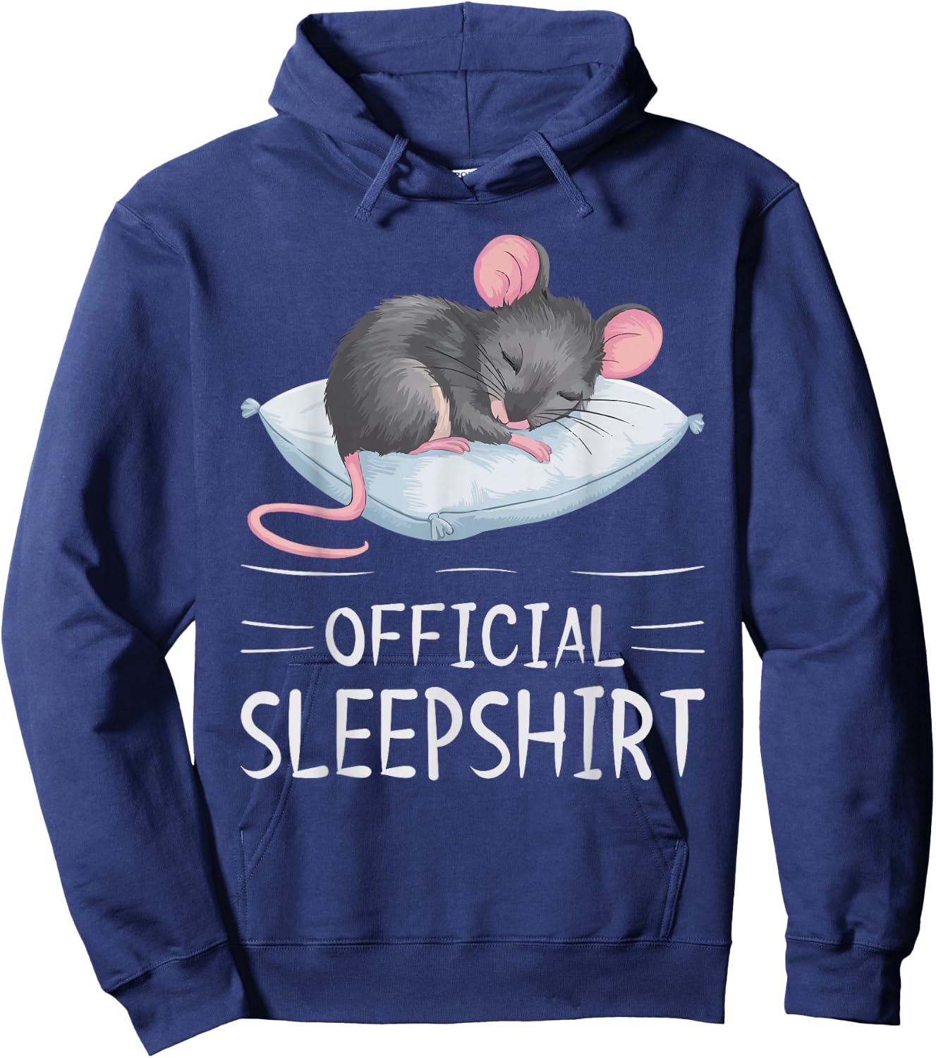 Mouse Official Sleepshirt Sleeping Mouses Hoodie - Hoodie | Navy