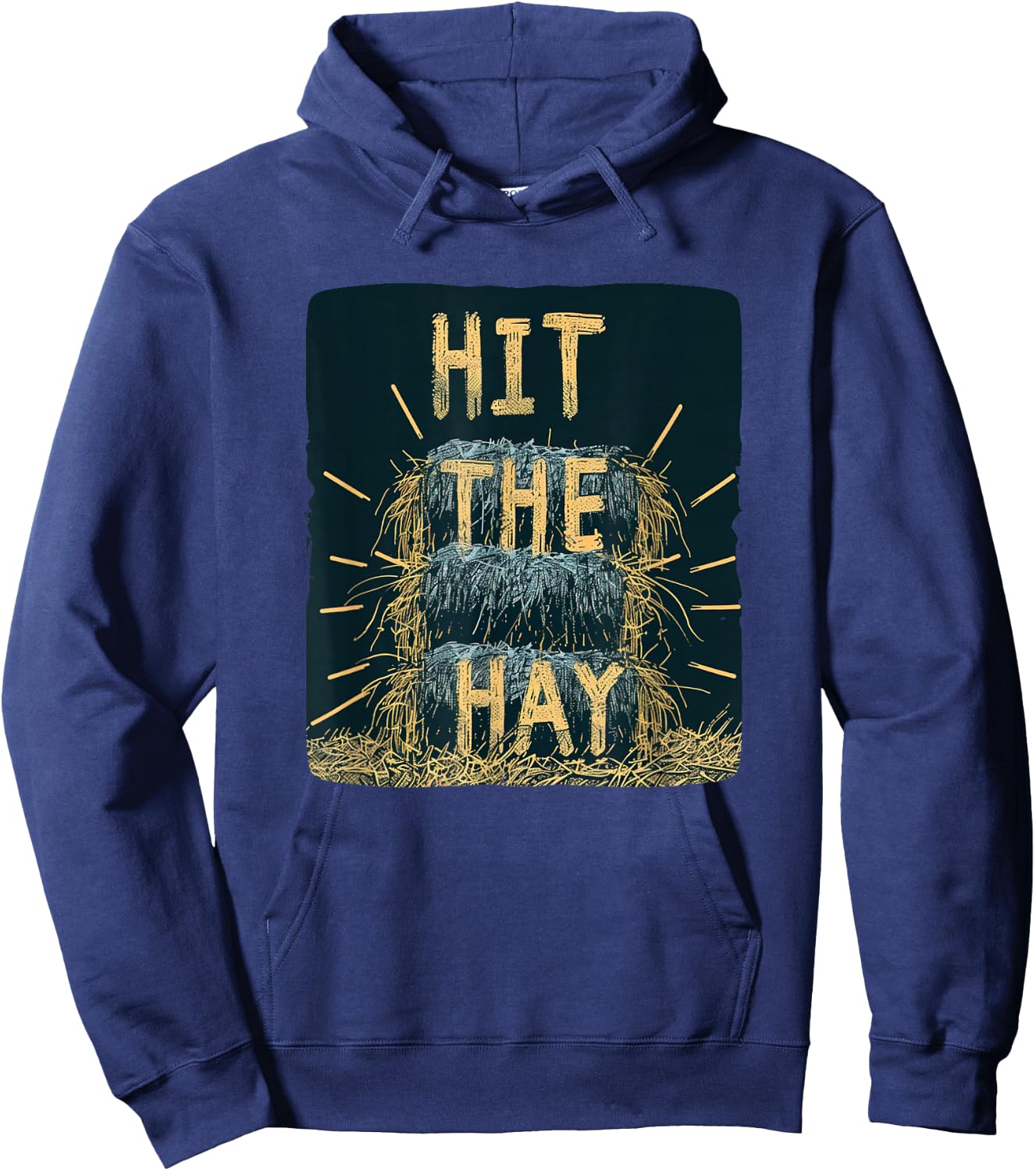 Hit the Hay Statement Costume for Boys and Girls Hoodie - Hoodie | Navy