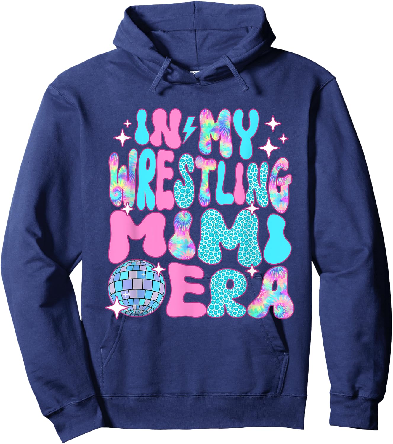 Disco In My Wrestling Mimi Era Hoodie - Hoodie | Navy