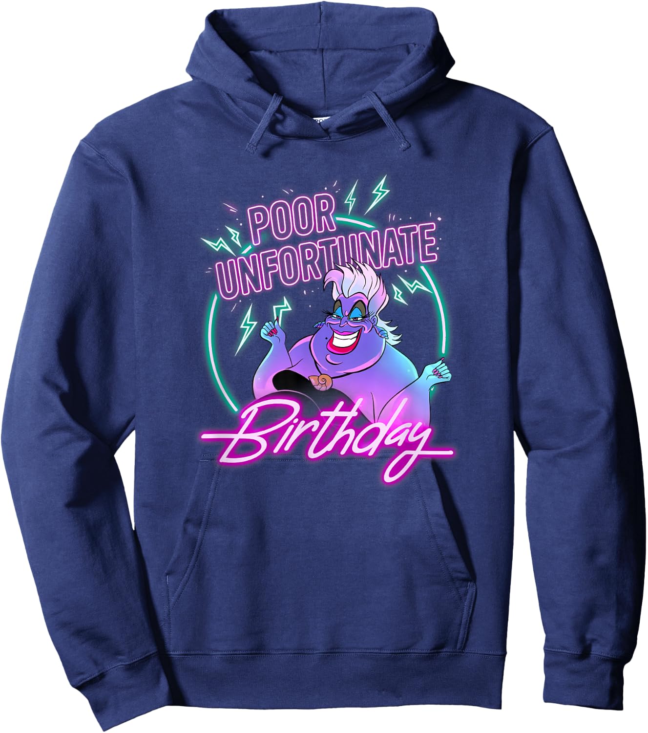 Disney Villains Ursula Poor Unfortunate Birthday Hoodie - Hoodie | Navy