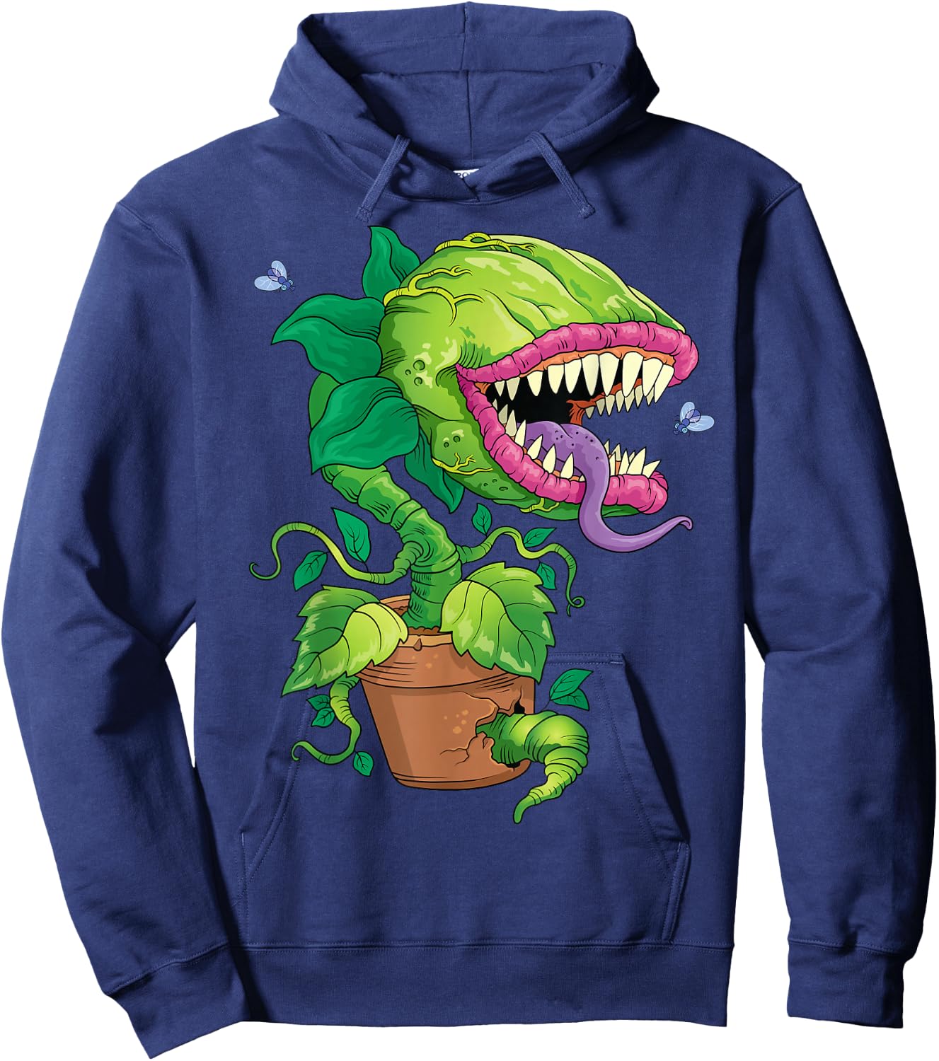 Venus Flytrap Monster Carnivorous Plant Carnivore Flower Hoodie - Hoodie | Navy