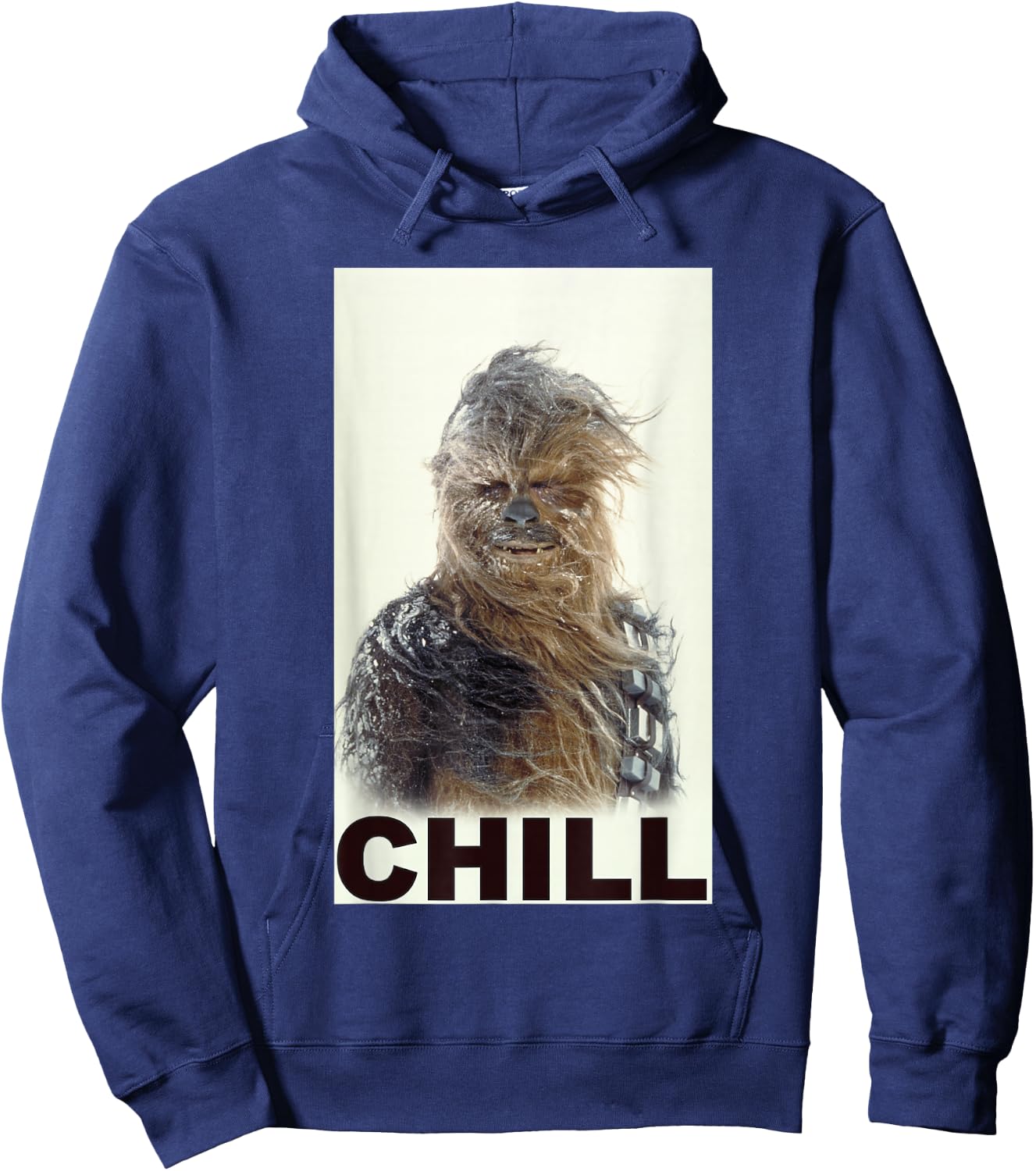 Star Wars Classic Chewbacca Chill Windswept Movie Panel Hoodie - Hoodie | Navy