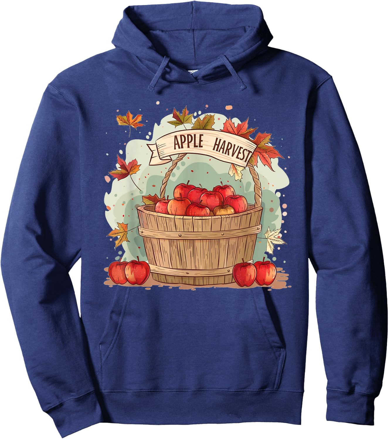 Funny Apple Box Costume for Apples Harvest Season Hoodie - Hoodie | Navy