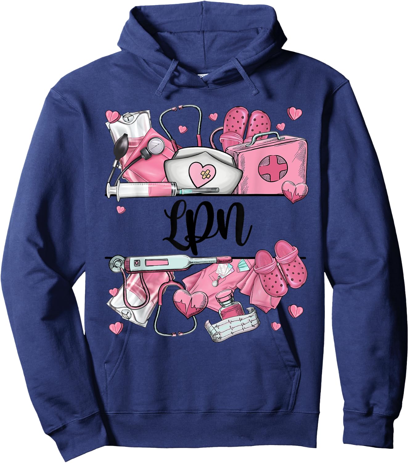 NURSE'S DAY LPN Appreciation NURSE WEEK 2024 Hoodie - Hoodie | Navy