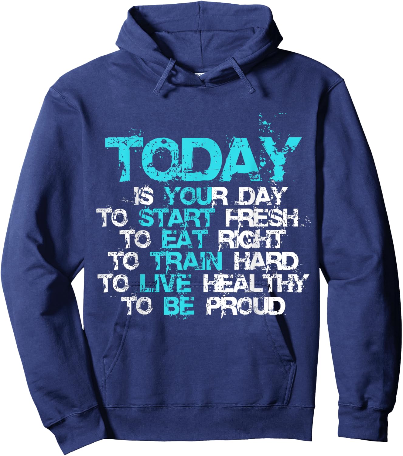 Gym Motivation Workout Quote Motivational Fitness Lover Gift Hoodie - Hoodie | Navy