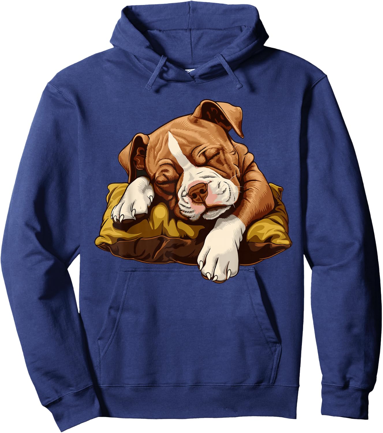 Sleeping American Staffordshire Terrier Puppy Hoodie - Hoodie | Navy