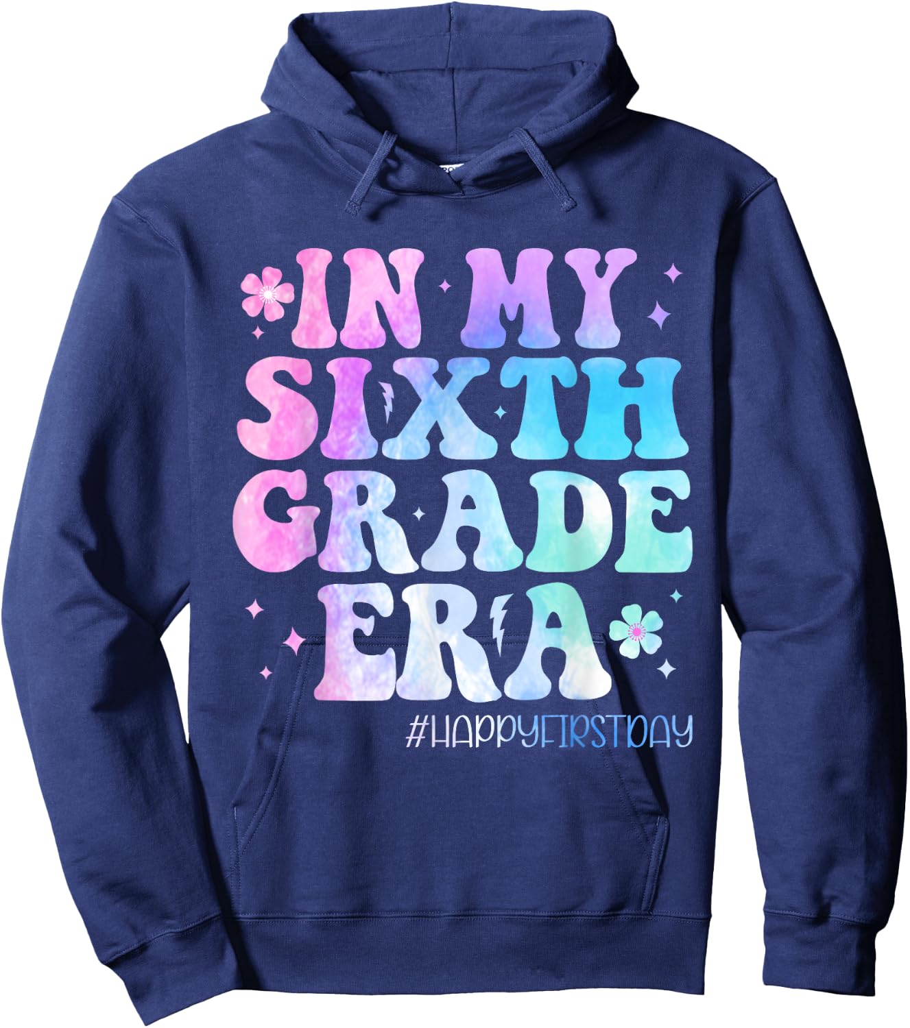 In My Sixth Grade Era Back to School 6th Grade Teachers Kids Hoodie - Hoodie | Navy