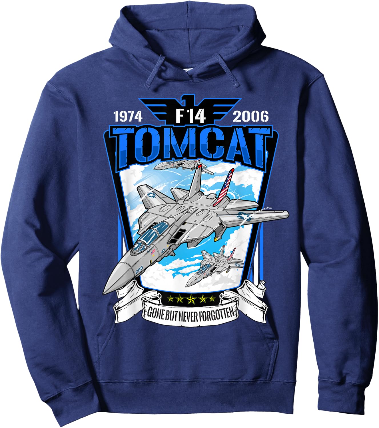 Military F14 Cat Fighter Jet for Airshow Avgeeks Hoodie - Hoodie | Navy
