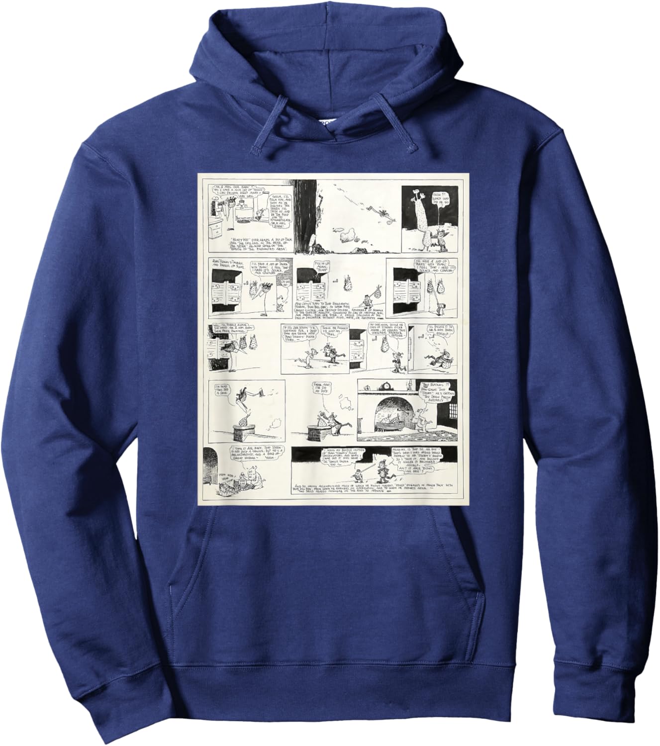 Krazy Kat & Ignatz Comic Strip Hoodie - Hoodie | Navy