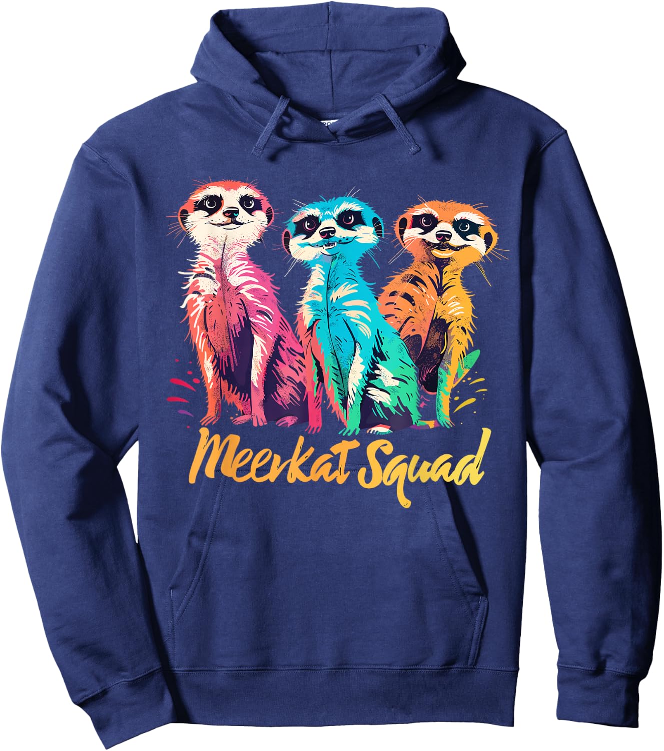 Meerkat Squad for Meerkat Lover Shirt | Cool Meerkat Hoodie - Hoodie | Navy