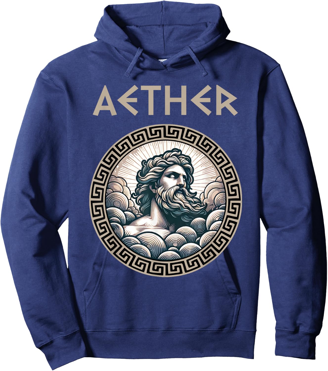Aether Ancient Greek God of Light and the Primordial Heavens Hoodie - Hoodie | Navy