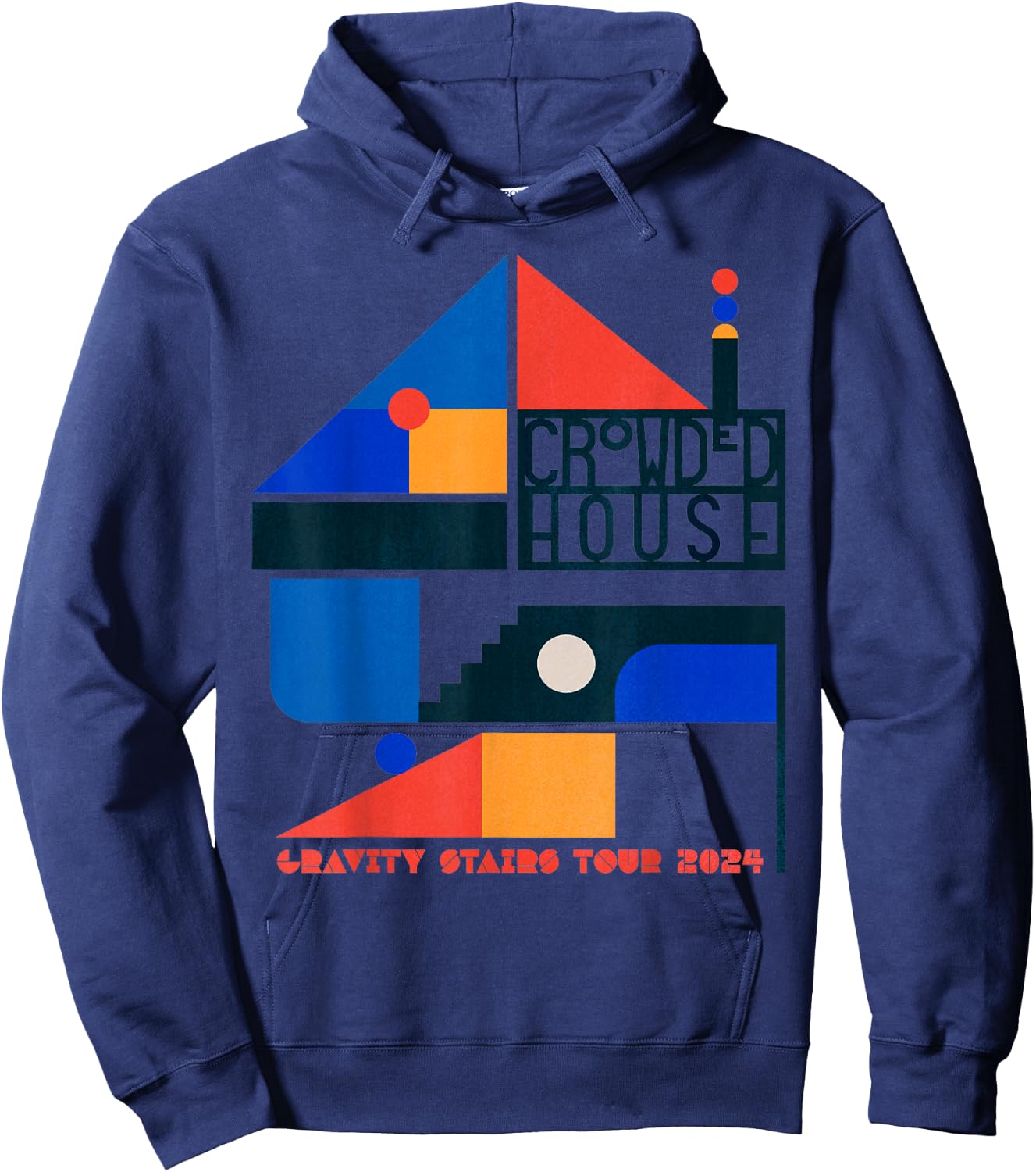 Crowded House – Gravity Stairs Hoodie - Hoodie | Navy