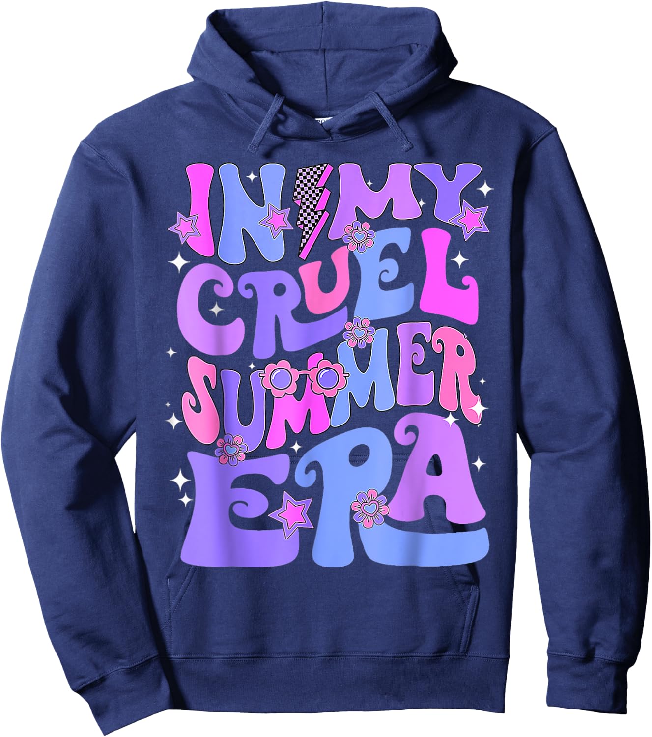 Funny Summer In My Cruel Summer Era Beach Vacation Hoodie - Hoodie | Navy