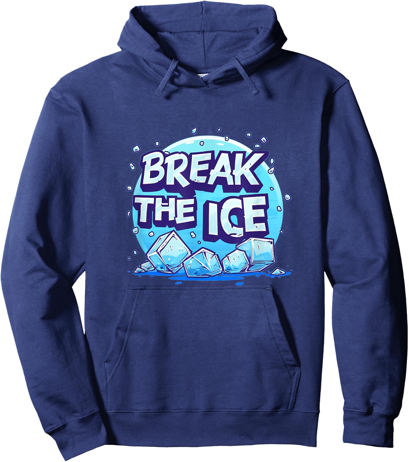 Cool break the Ice Idiom Costume for Boys and Girls Hoodie - Hoodie | Navy