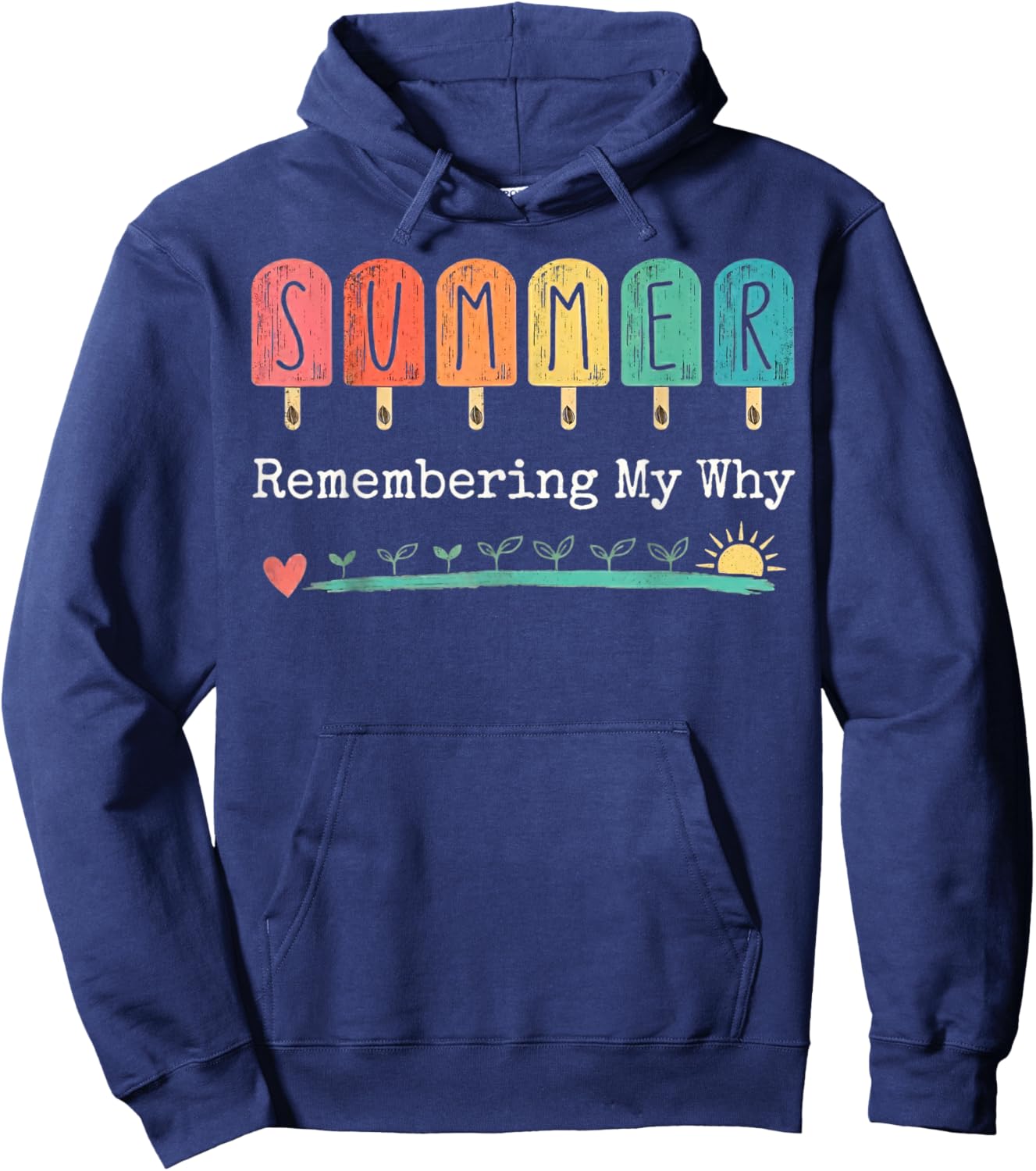 Vintage Summer Remembering My Why Funny Professors Teacher Hoodie - Hoodie | Navy