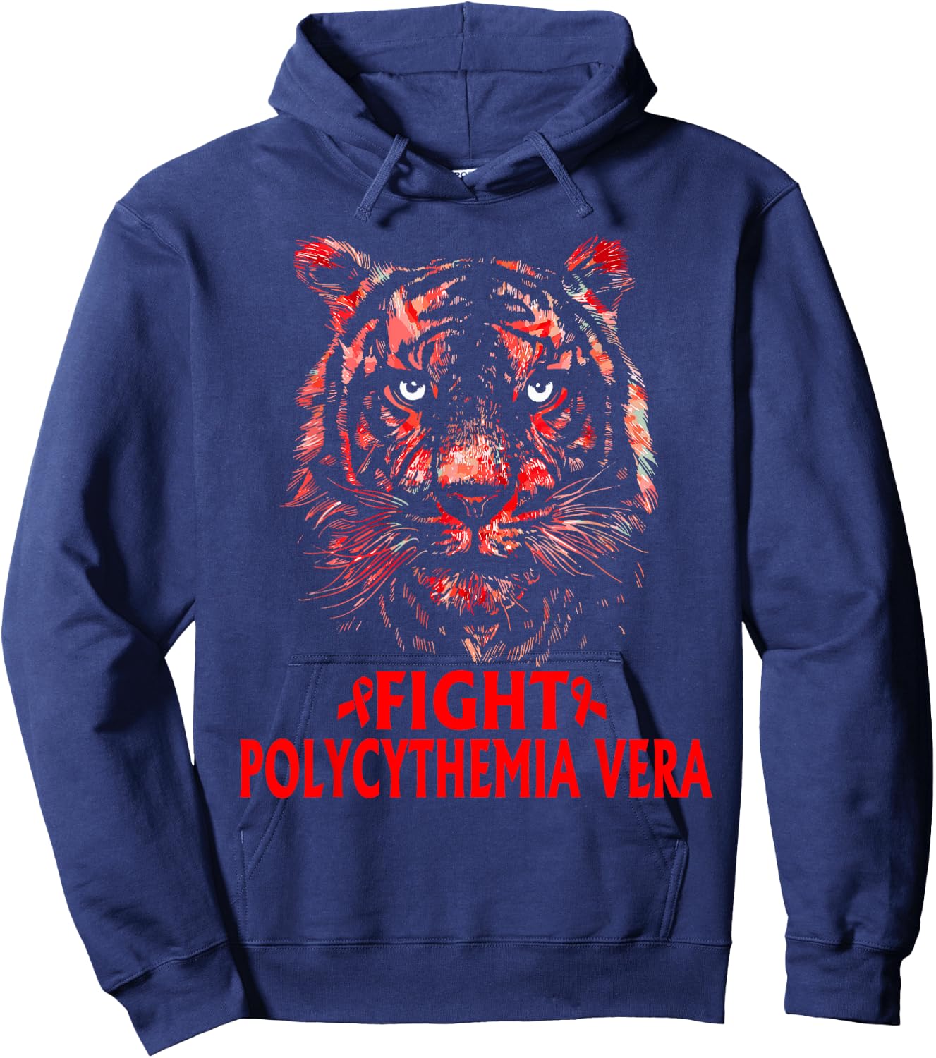 Polycythemia vera Awareness, Fight Polycythemia vera Hoodie - Hoodie | Navy