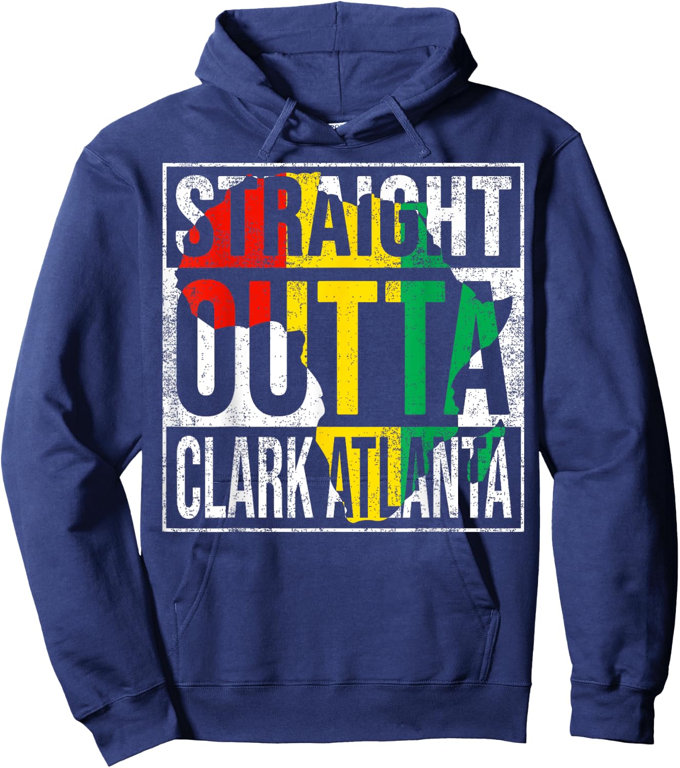 Retro Atlanta GA State Vintage Clark 155th Birthday Hoodie - Hoodie | Navy