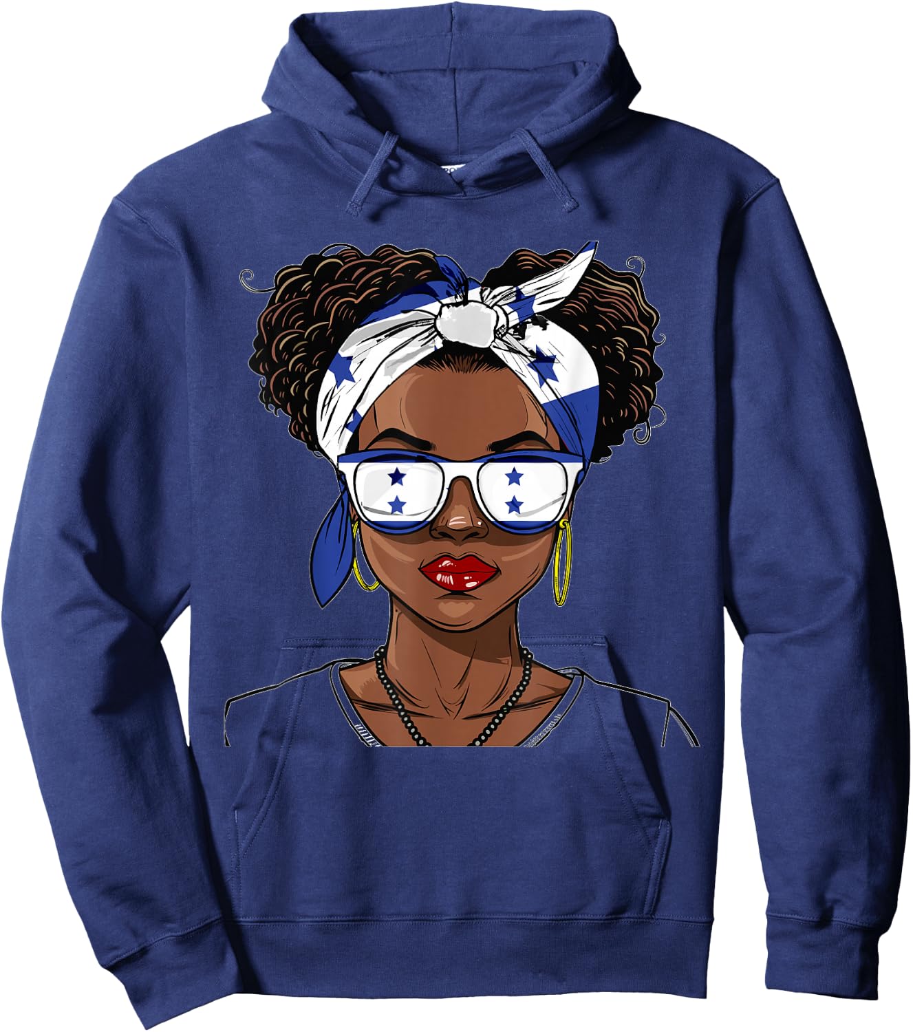 Honduras Flag Outfit for Woman Uniform Souvenirs Honduran Hoodie - Hoodie | Navy