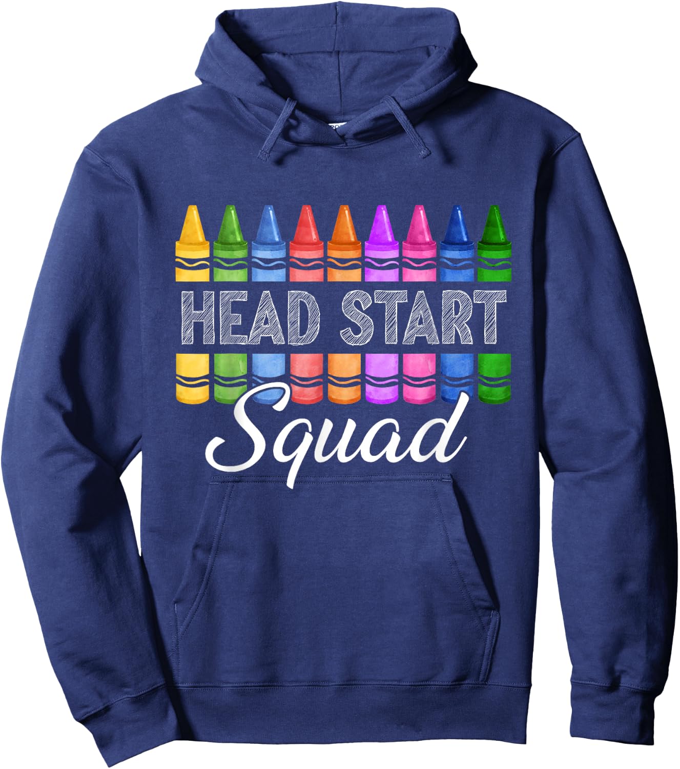 First Day Head Start Squad Head Start Teacher Boys Girls Hoodie - Hoodie | Navy