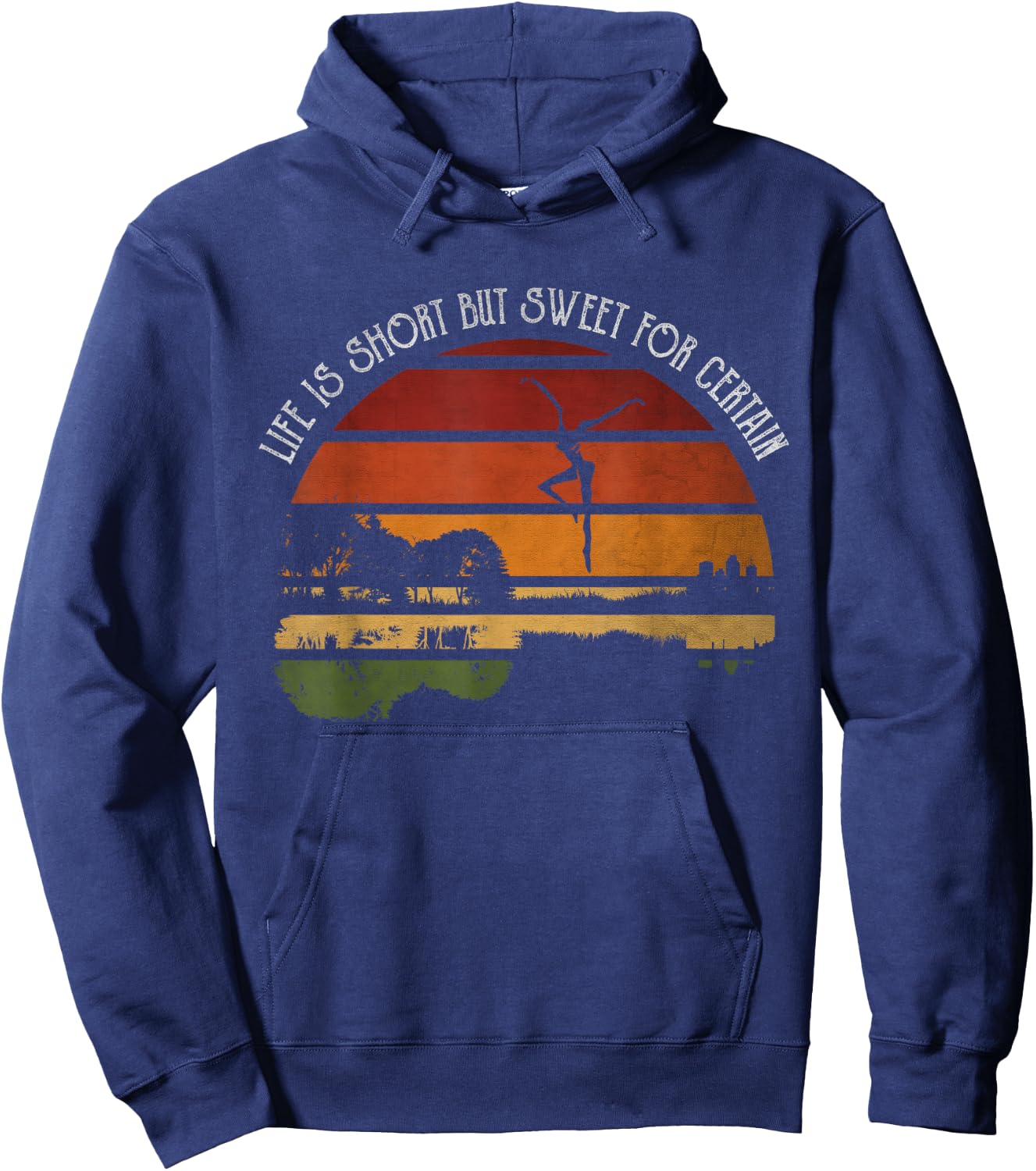 Life Is Short Funny Guitars Outfits But Sweet For Certain Hoodie - Hoodie | Navy