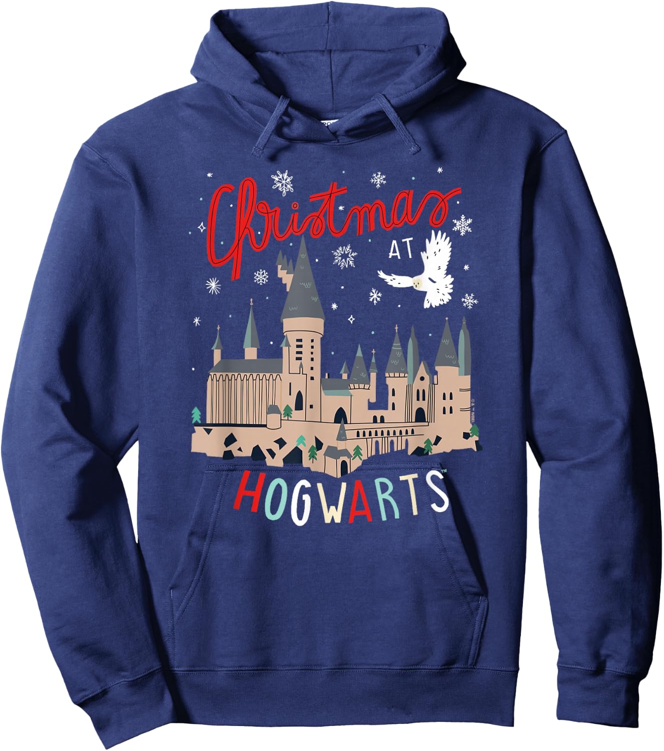 Harry Potter -Adults Kids Christmas Hogwarts , Black, Small Hoodie - Hoodie | Navy