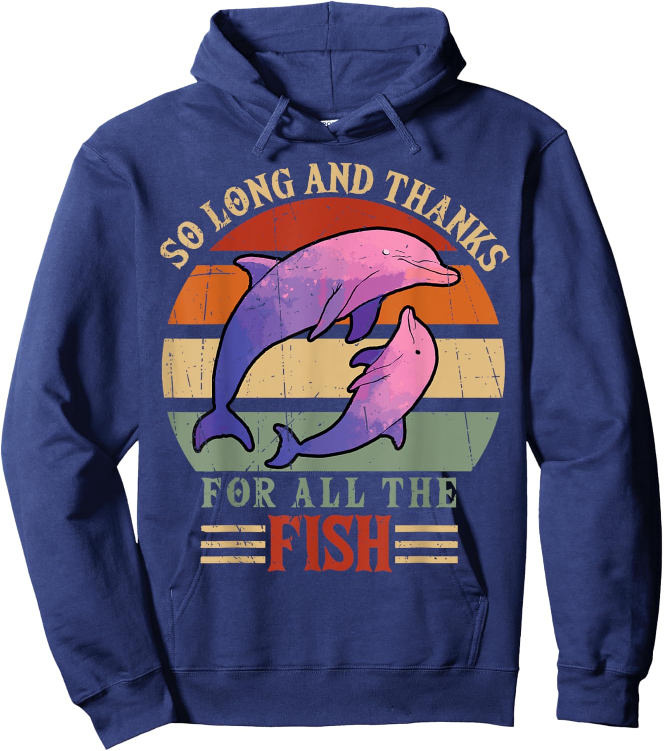 So Long and Thanks for all the fish Hoodie - Hoodie | Navy