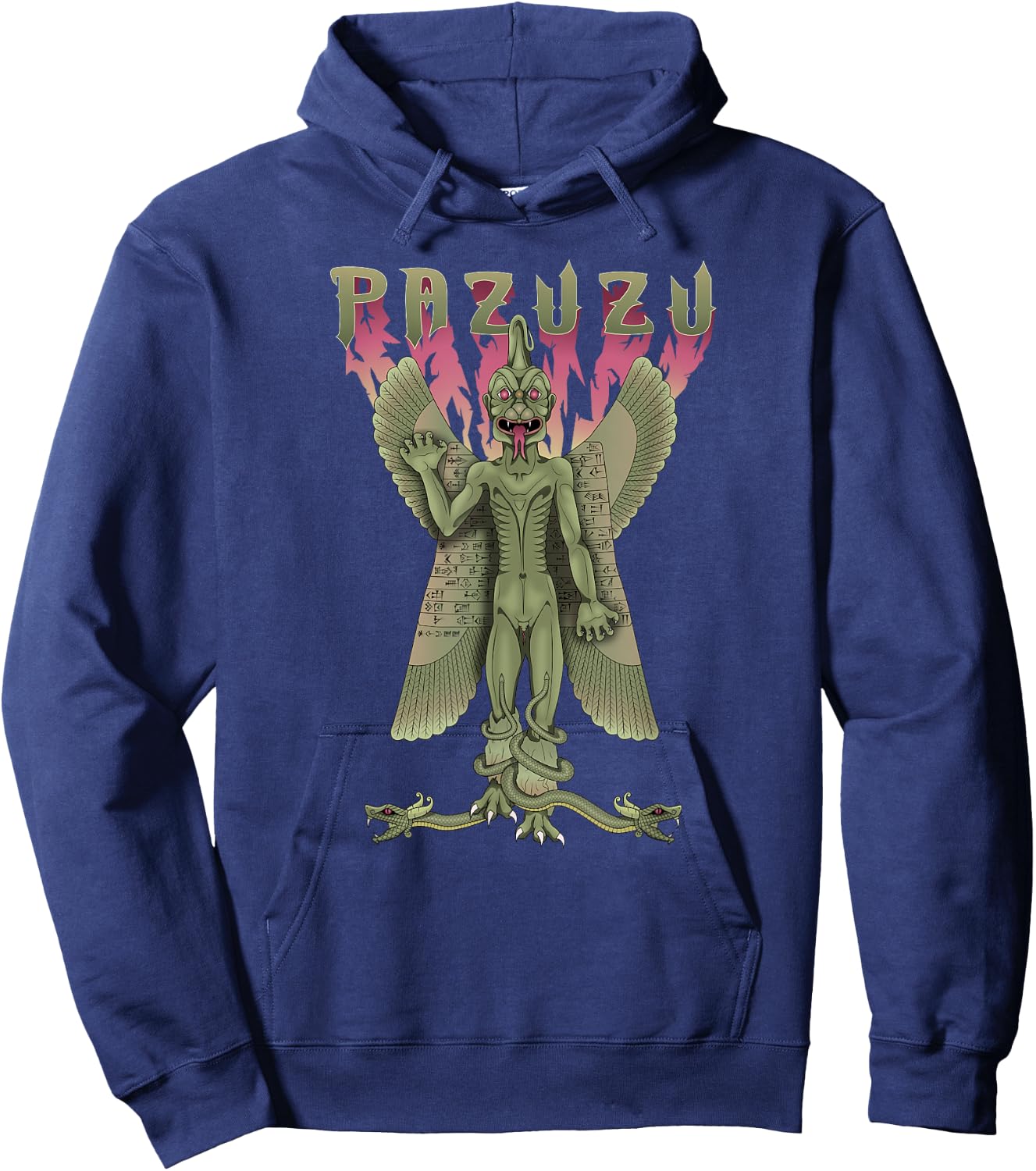 Pazuzu Anunnaki Hoodie - Hoodie | Navy