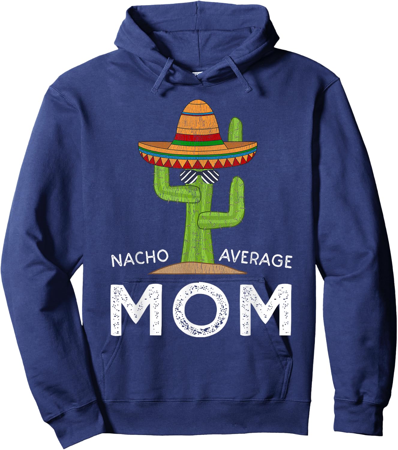 Fun Hilarious Mom Joke | Funny Saying Mom Humor Hoodie - Hoodie | Navy