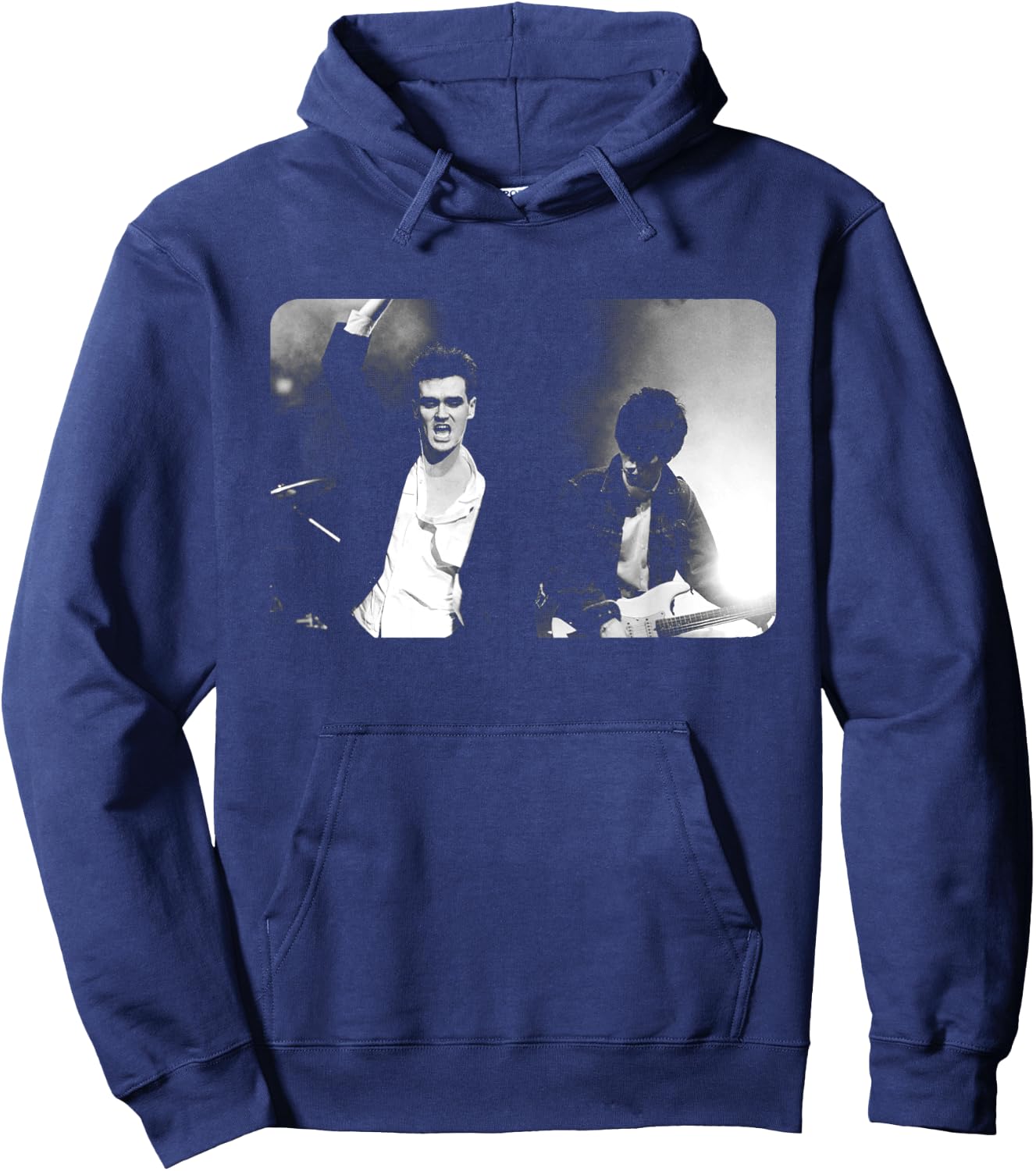 Morrissey with Johnny MARR The Smiths by Stephen Wright Hoodie - Hoodie | Navy