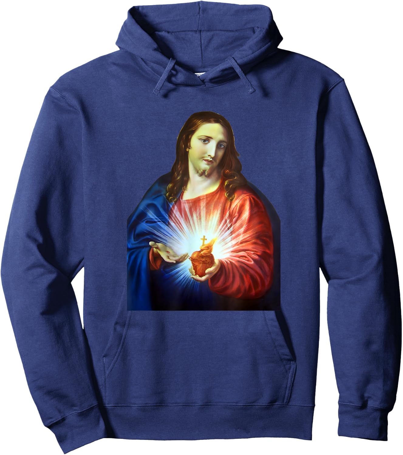 Most Sacred Heart of Jesus Hoodie - Hoodie | Navy
