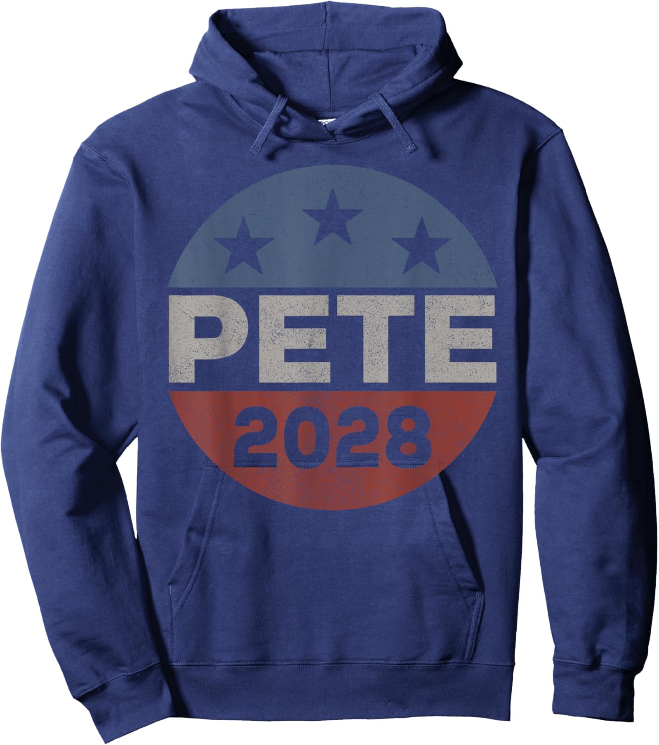 Retro Pete 2028, Pete Buttigieg For President 2028 Hoodie - Hoodie | Navy