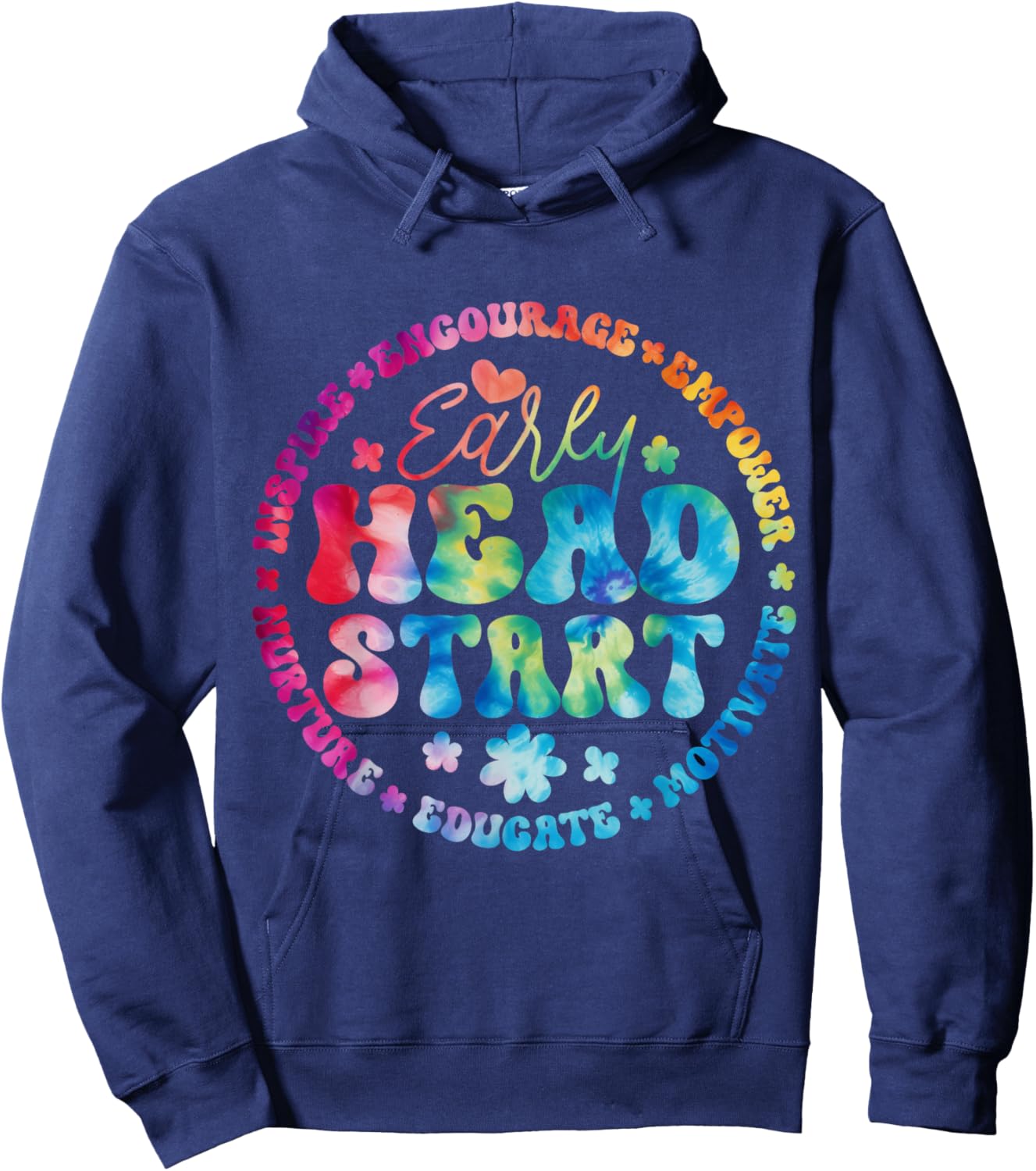 Early Head Start Squad Homeschool Teacher Headstart Women Girls Kids Hoodie - Hoodie | Navy