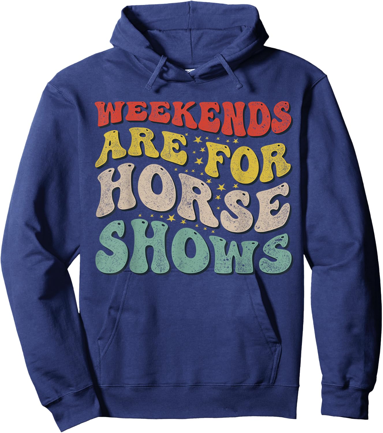 Weekends Are For Horse Shows Equestrian Hoodie - Hoodie | Navy
