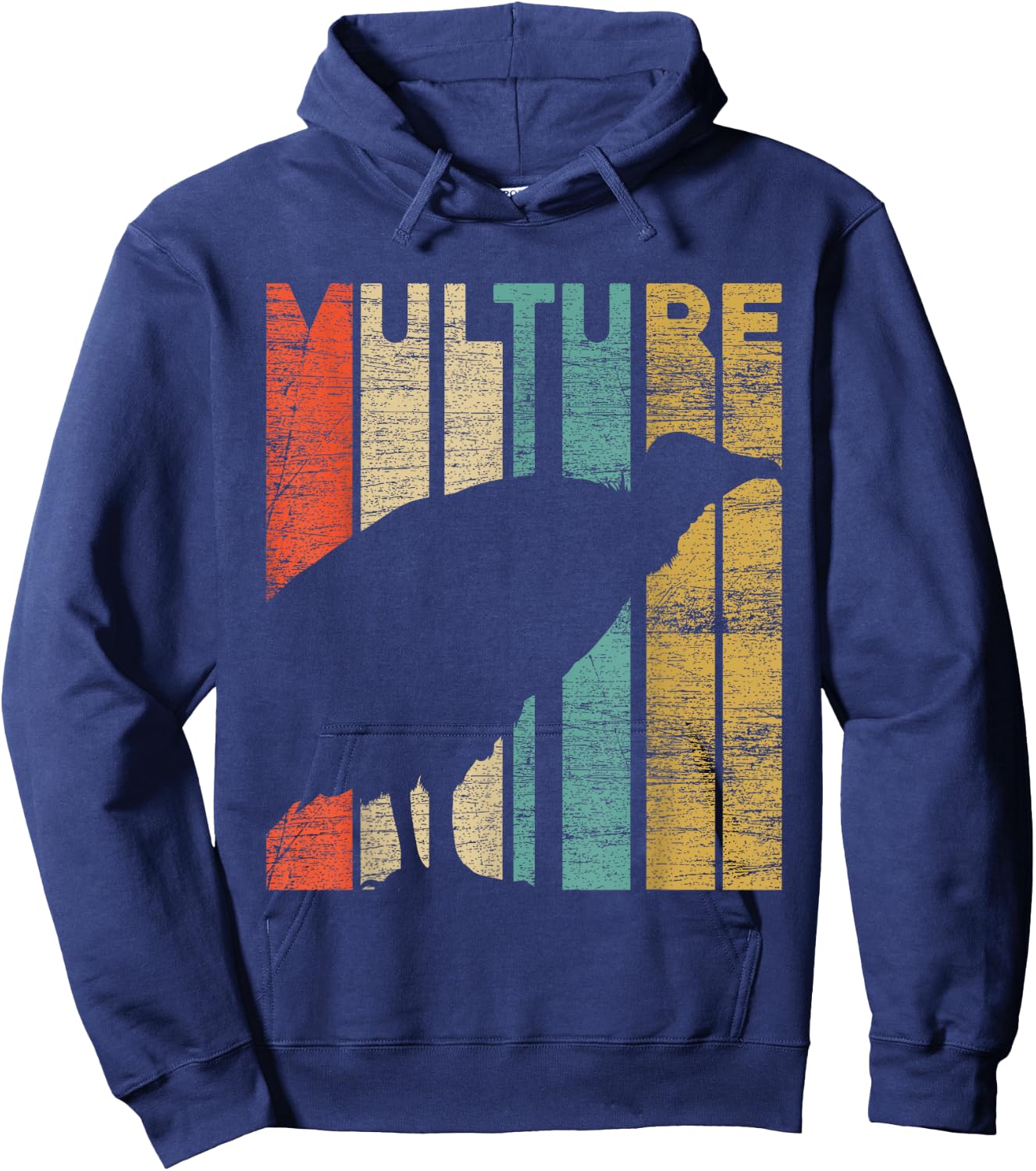 Retro Vulture Hoodie - Hoodie | Navy