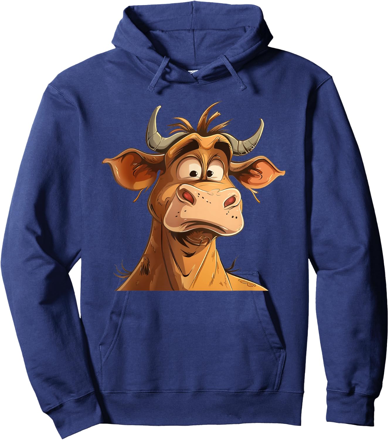 Fun looking Cattle Costume for Bullocks Lovers Hoodie - Hoodie | Navy