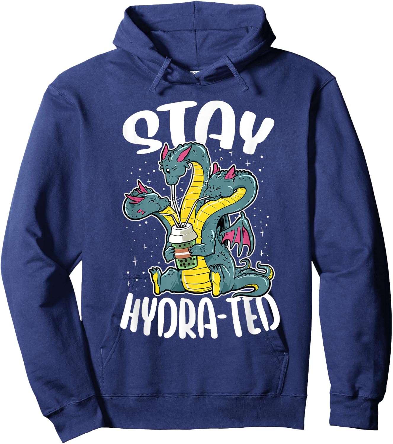 Funny Stay Hydrated Hydra Mythology Dragon Lover Hoodie - Hoodie | Navy
