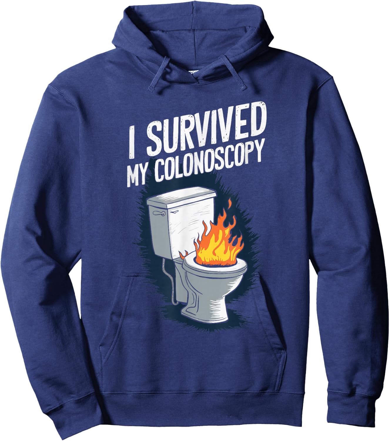 I Survived My Colonoscopy Gastroenterology Hoodie - Hoodie | Navy