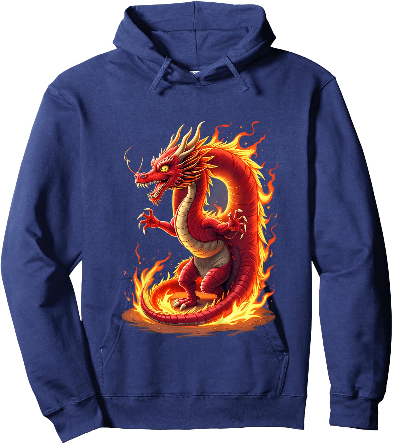 Kids Turning 9 Years Old Birthday, Boy Dragon 9th Bday Girl Hoodie - Hoodie | Navy