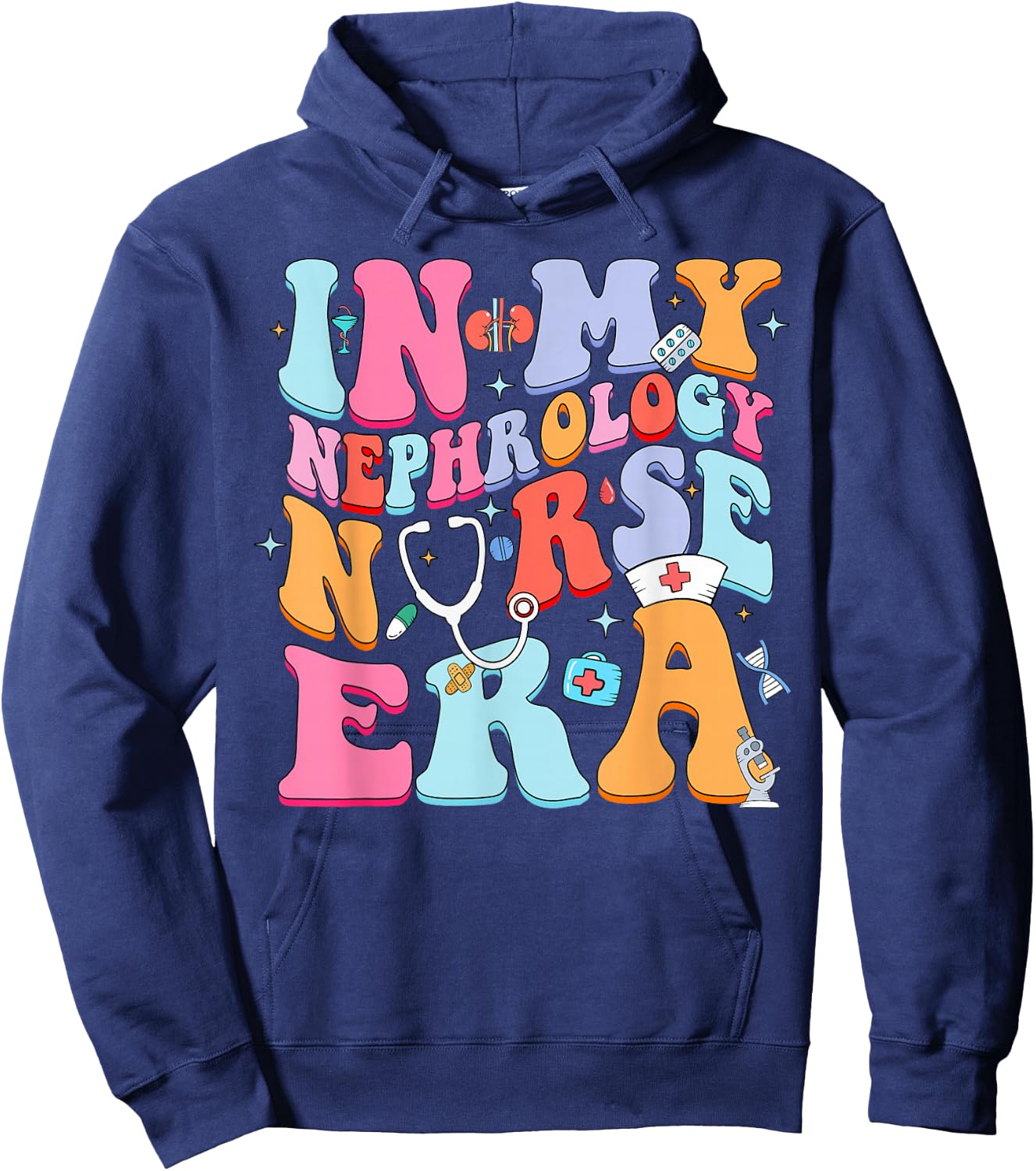 In My Nephrology Nurse Era Nephrology Nurses Week Hoodie - Hoodie | Navy