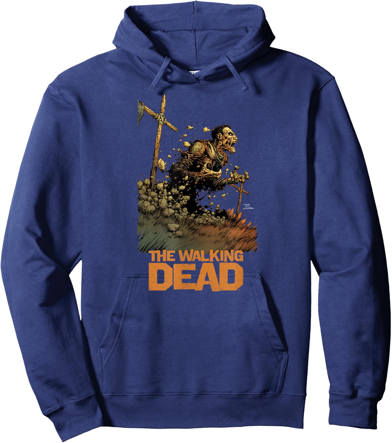 The Walking Dead's Grave Walker Hoodie - Hoodie | Navy