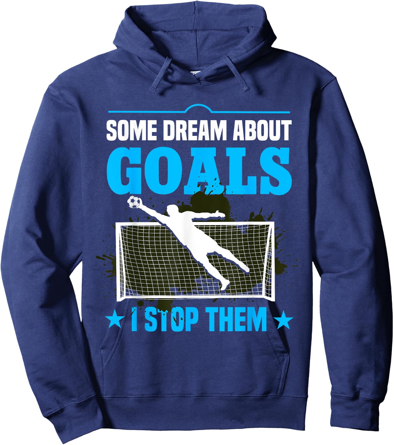 Goaltender Soccer Goalie Kids Hoodie - Hoodie | Navy